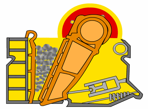 PE、PEX系列顎式破碎機工作原理