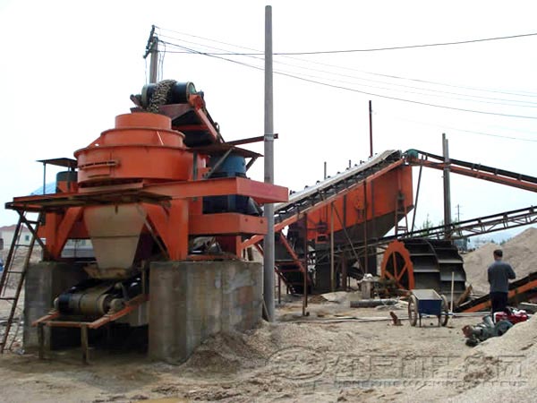 山西風(fēng)化砂生產(chǎn)線客戶(hù)現(xiàn)場(chǎng)二