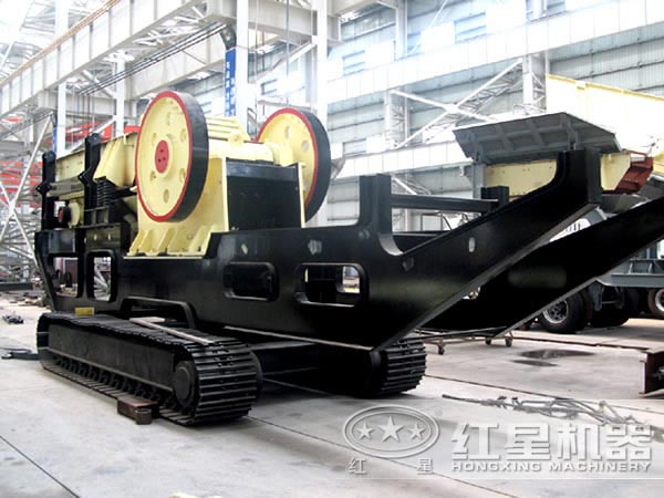 履帶式移動煤炭破碎機車間