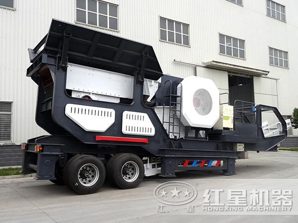 顎式移動破碎站