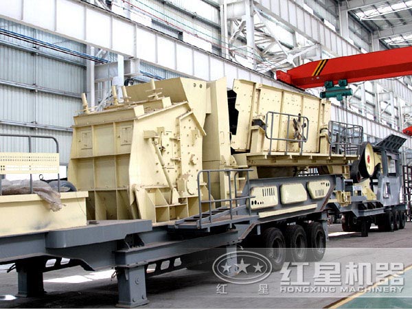 反擊式車(chē)載流動(dòng)破石子機(jī)