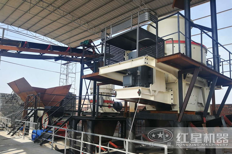 石英砂制砂加工客戶(hù)現(xiàn)場(chǎng)