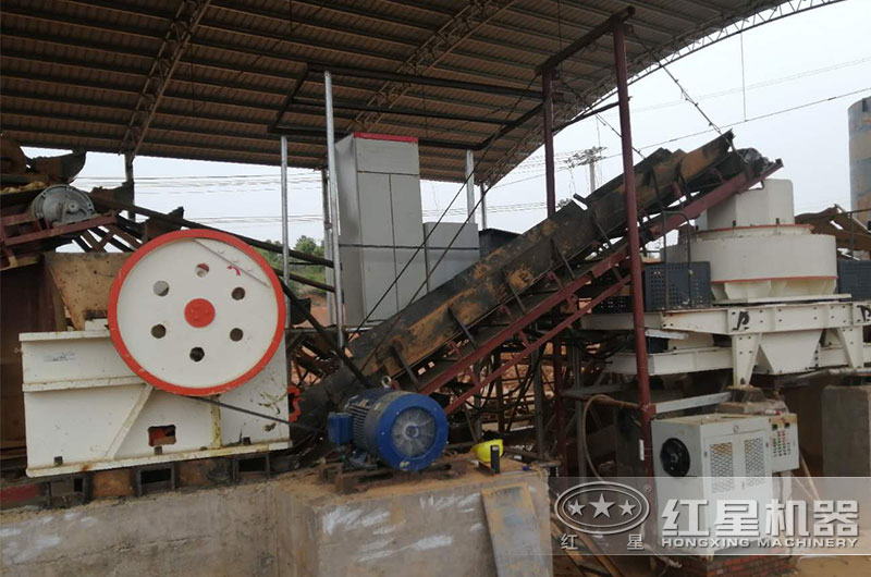 紅星尾礦制砂機(jī)現(xiàn)場(chǎng)
