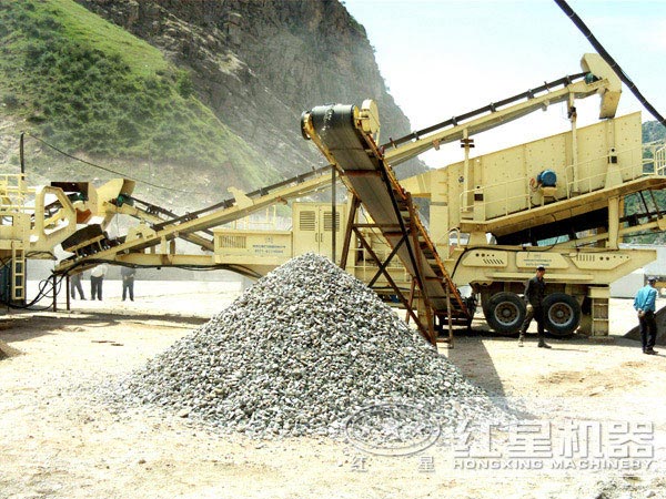移動式制砂生產(chǎn)線