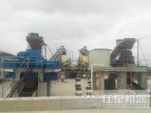 鵝卵石制砂機(jī)生產(chǎn)現(xiàn)場實(shí)拍