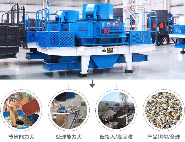 時產(chǎn)200噸混凝土制砂機(jī)性能優(yōu)勢