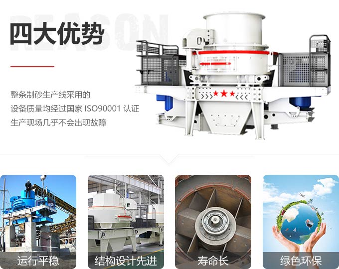 第三代制砂機(jī)生產(chǎn)優(yōu)勢