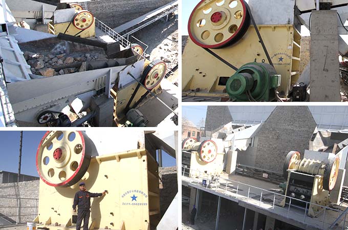 鐵礦石顎式破碎機現(xiàn)場圖合集