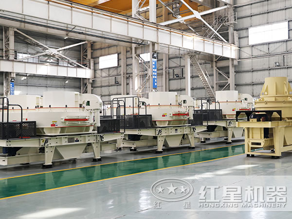 鵝卵石制沙機(jī)車(chē)間