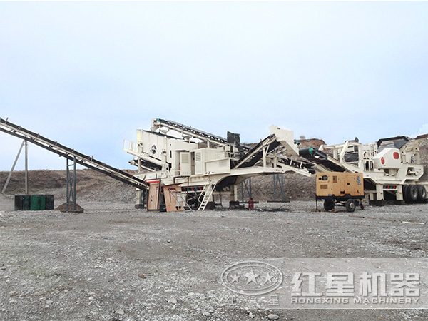 建筑制砂現(xiàn)場(chǎng)