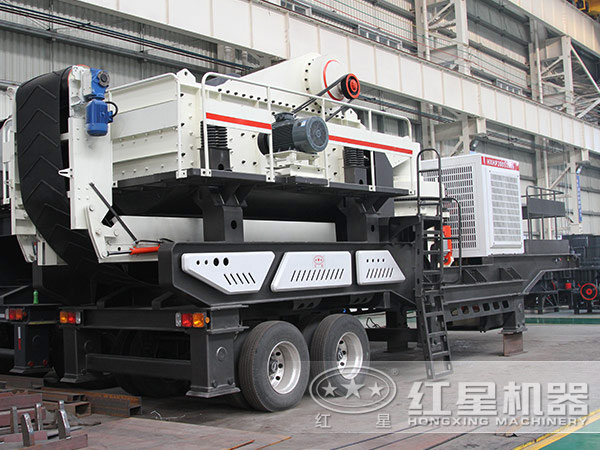 小型移動車載磕石機(jī)