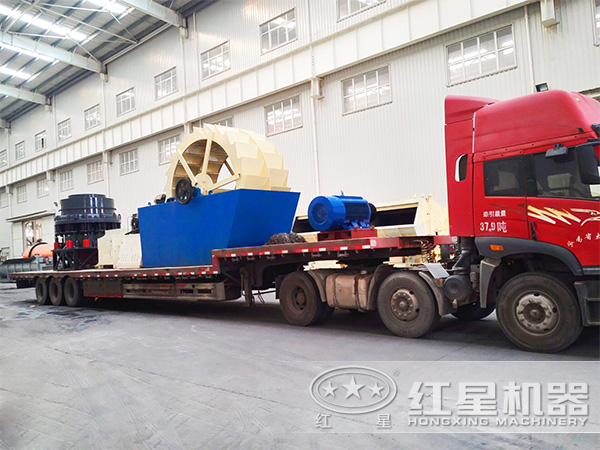 時(shí)產(chǎn)60噸的鵝卵石制砂設(shè)備