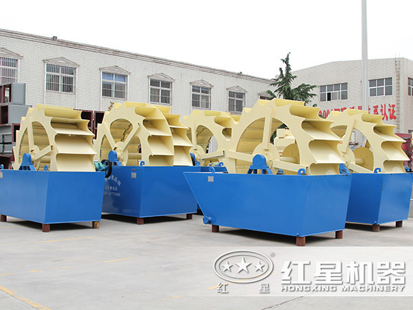 單輪、雙輪洗砂機設(shè)備展示