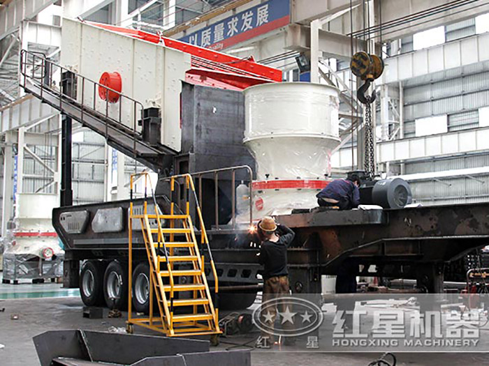 圓錐式汽車(chē)移動(dòng)打石機(jī)