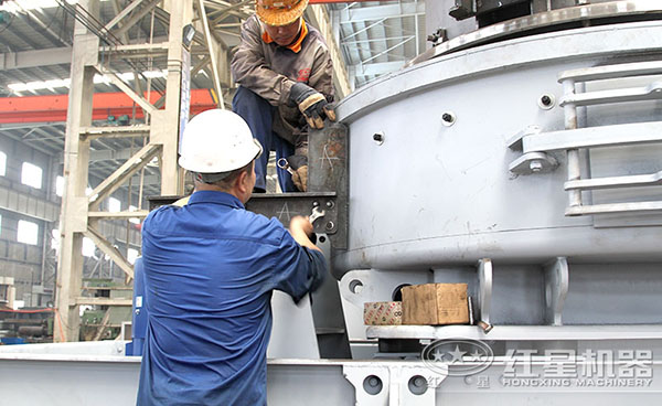 石灰石制砂機生產(chǎn)車間