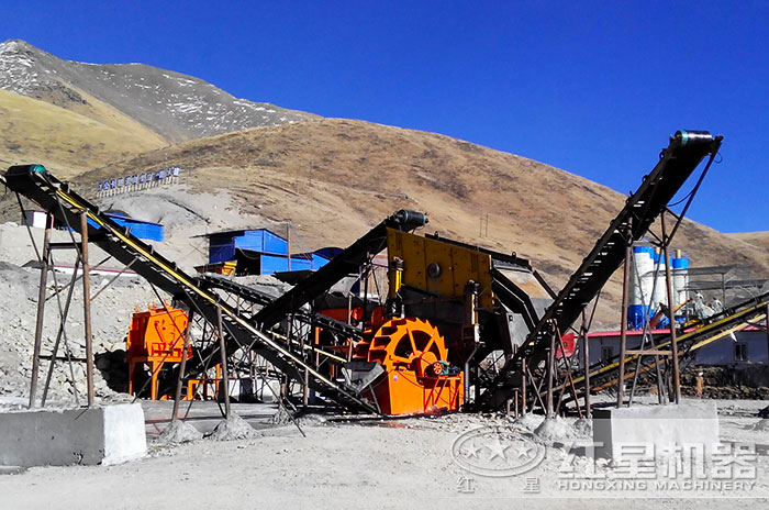 中型企業(yè)的制砂生產(chǎn)現(xiàn)場