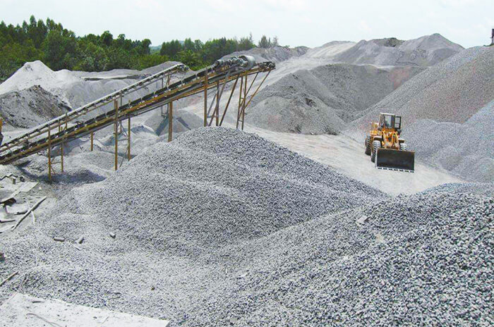 石粉物料圖展示