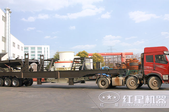 輪胎式移動制砂一體機