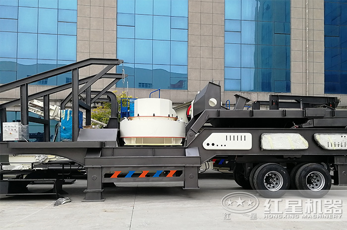 移動式鵝卵石制砂一體機