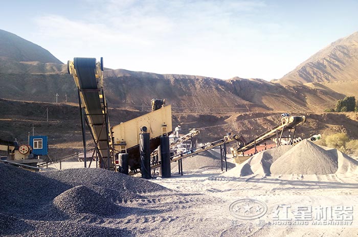 石灰石破碎現(xiàn)場(chǎng)