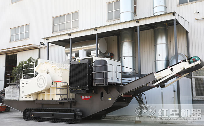 小型履帶式移動打沙機(jī)設(shè)備展示