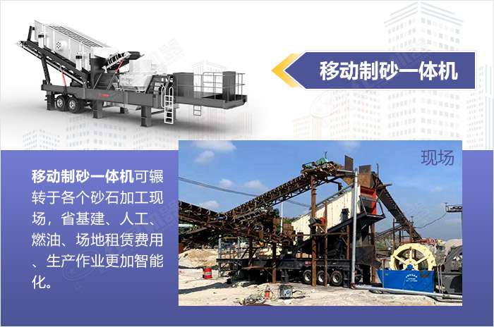 移動(dòng)制砂一體機(jī)-全智能，快速作業(yè)