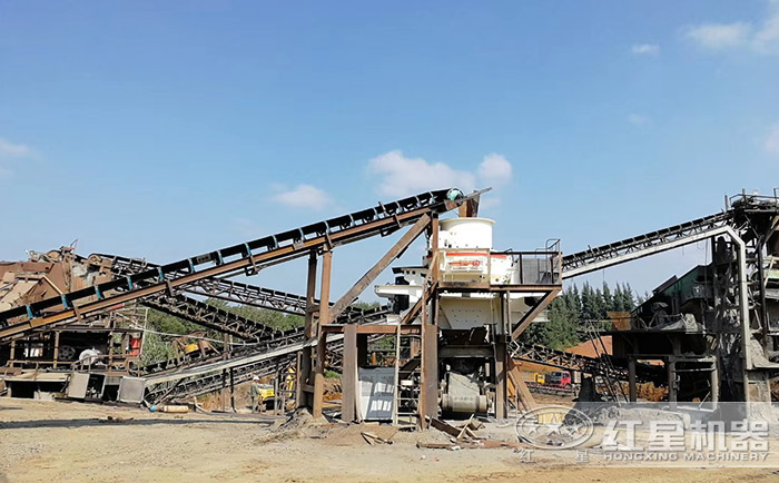 干法機制砂生產線客戶現場