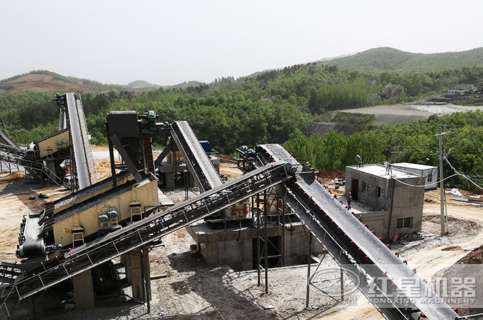 整套制砂加工現(xiàn)場(chǎng)