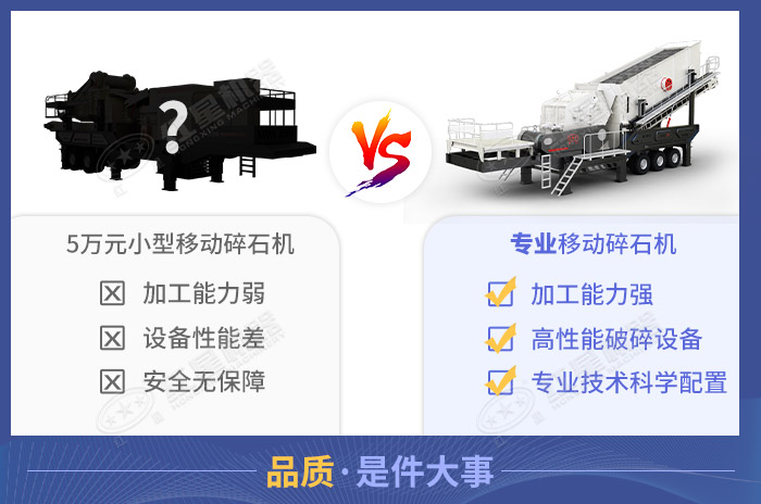 專業(yè)移動碎石機(jī)品質(zhì)更高，物有所值