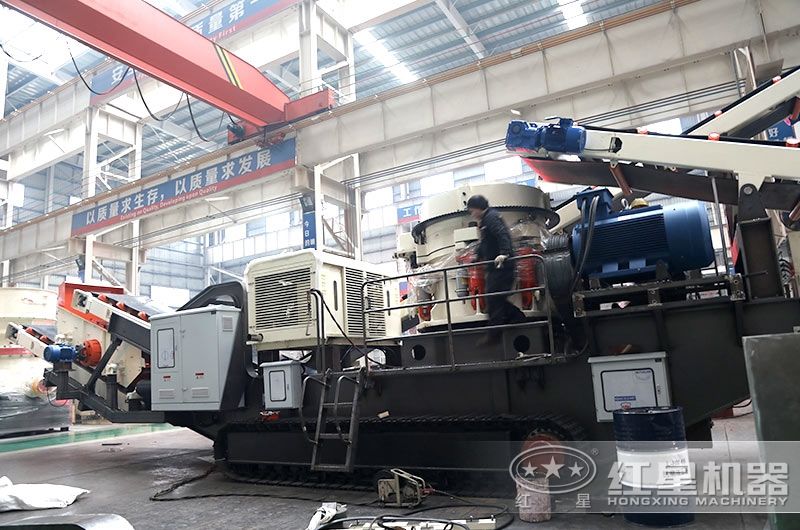 紅星移動(dòng)式制設(shè)設(shè)備，車(chē)間安裝現(xiàn)場(chǎng)