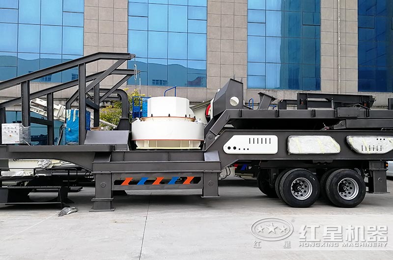 紅星移動式制砂設(shè)備實拍現(xiàn)場