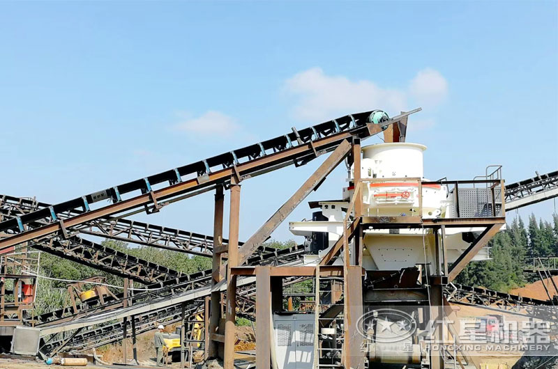 制砂生產(chǎn)現(xiàn)場實(shí)拍