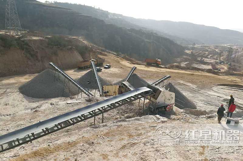 反擊式破碎機砂石同時生產