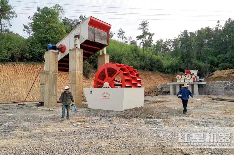 龍巖小型石料粉碎機(jī)生產(chǎn)線現(xiàn)場(chǎng)一 龍巖小型石料粉碎機(jī)生產(chǎn)線現(xiàn)場(chǎng)一