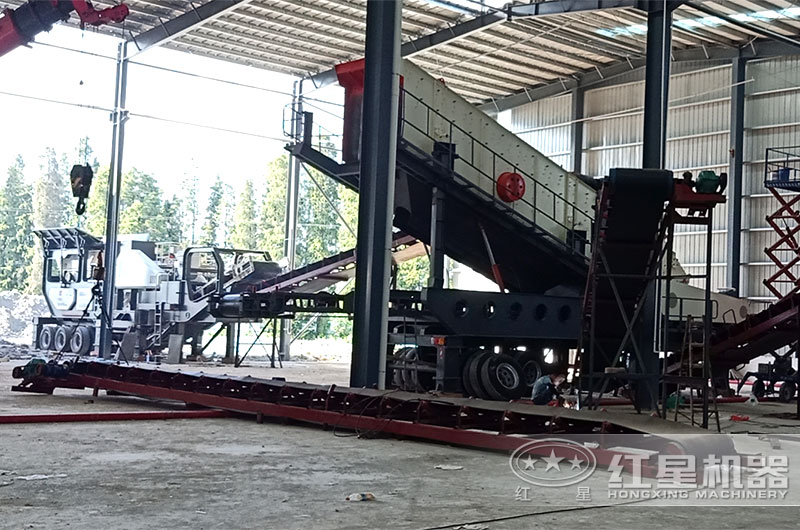 二合一移動石頭粉碎機(jī)