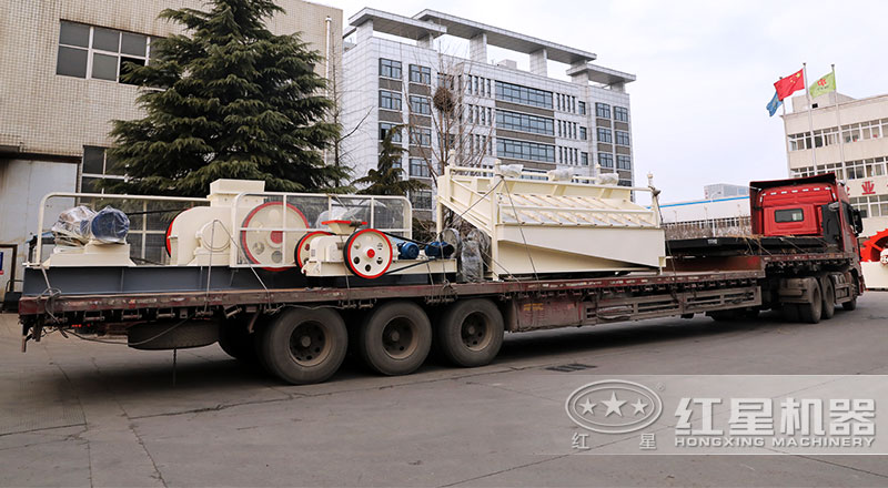 大型液壓對輥制砂機設(shè)備市場需求大，價格低