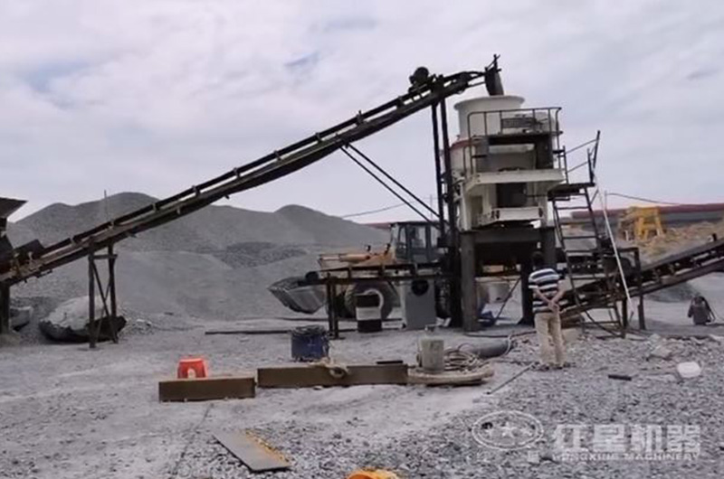 河南河卵石制砂機(jī)應(yīng)用現(xiàn)場